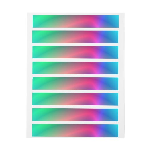 Bande Pour Adresse Neon Fun (Feuille)