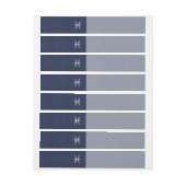 Bande Pour Adresse Panneau Zodiac Poissons d'argent Impression Fibre  (Feuille)