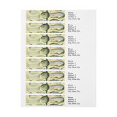 Bande Pour Adresse Pêche scientifique vintage (Feuille)