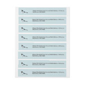 Bande Pour Adresse pie avec l'enveloppe-étiquette de yamaka/kippah (Feuille)