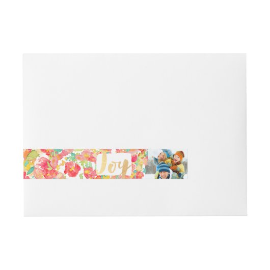 Bande Pour Adresse PixDezines hydrocouleur fleurie/jardin de sophie (Devant)