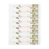 Bande Pour Adresse PixDezines roses vintages/floraux (Feuille)