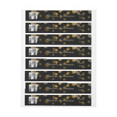 Bande Pour Adresse Points de Parties scintillant Gold Faux mariages p (Feuille)
