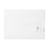 Bande Pour Adresse Points Parties scintillant argent blanc enrouler l (Dos)