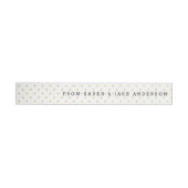 Bande Pour Adresse Pois modernes de l'or (Individual)