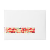Bande Pour Adresse Pretty triangle pattern II + your ideas (Devant)