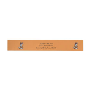Bande Pour Adresse Renard Rouge, Fancy Fox Art Envelopper autour des 