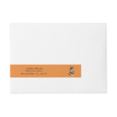 Bande Pour Adresse Renard Rouge, Fancy Fox Art Envelopper autour des  (Devant)