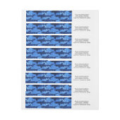 Bande Pour Adresse Requins en mer bleue profonde (Feuille)