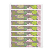 Bande Pour Adresse Rose 20 (Feuille)