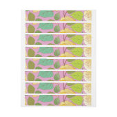 BANDE POUR ADRESSE ROSE 6 (Feuille)