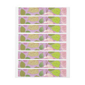 Bande Pour Adresse Roses 18 (Feuille)