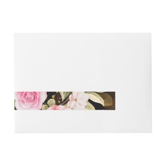 Bande Pour Adresse Roses d'aquarelle 3 (Devant)