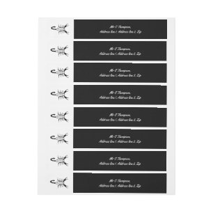 Bande Pour Adresse Scorpio Black Scorpion Star Sign Custom