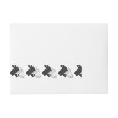 Bande Pour Adresse Silhouette à la main Billy Goat Grey (Devant)