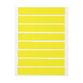Bande Pour Adresse simple couleur solide minimale personnalisée     (Feuille)