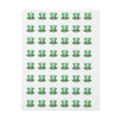 Bande Pour Adresse St Patrick’s Day Green Top Hat (Feuille)