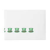 Bande Pour Adresse St Patrick’s Day Green Top Hat (Devant)