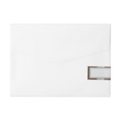 Bande Pour Adresse Steampunk Clock and Turquoise Roses on Striped (Dos)