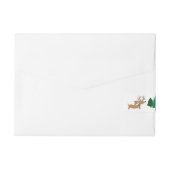 Bande Pour Adresse Sticker d'enveloppe Dachshund Christmas Doxie (Dos)