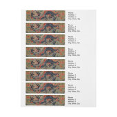 Bande Pour Adresse Symbole dragon chinois Antique asiatique (Feuille)