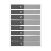 Bande Pour Adresse Symbole zodiaque Scorpio sur l'impression de fibre (Feuille)