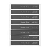 Bande Pour Adresse Tableau de bord avec texte blanc (Feuille)