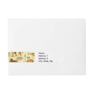 Bande Pour Adresse Tabouret de toilette Vintage de champignons Illust
