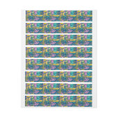 Bande Pour Adresse texture de 3 couleurs (Feuille)