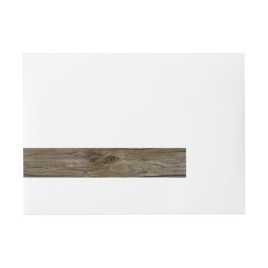 Bande Pour Adresse Vieille texture de rondin (Devant)