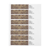 Bande Pour Adresse William Morris Honeysuckle Classic English Art (Feuille)