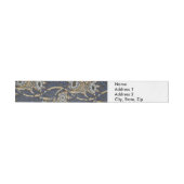 Bande Pour Adresse William Morris Tulip Willow Blue Motif (Individual)