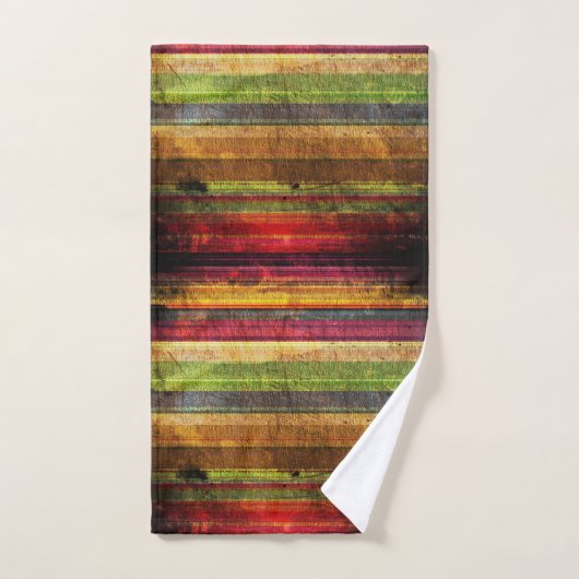 Bande rétro colorée (Serviette à main)