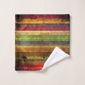 Bande rétro colorée (Gant de toilette)