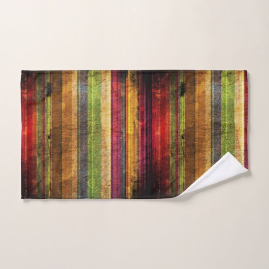 Bande rétro colorée (Serviette à main)