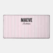 Bande rose et blanc personnalisées moderne élégant (Recto)