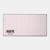 Bande rose et blanc personnalisées moderne élégant (Recto)