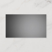 Bande rouge Noir Attrayant Carte de visite de char (Dos)