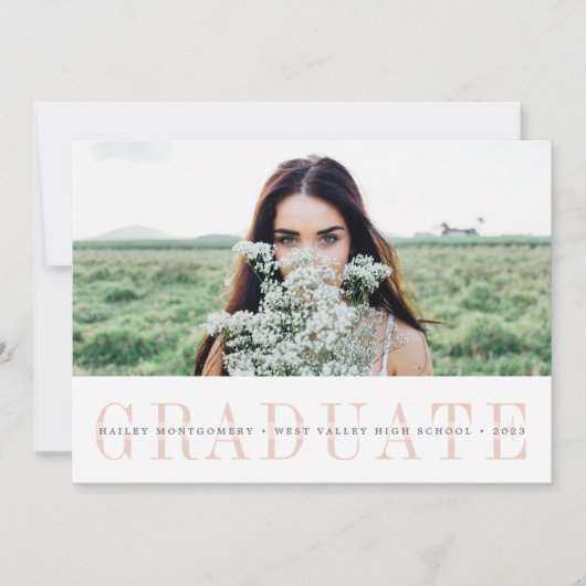 Bande simple | Deux Faire-part d'obtention d'un di (Devant)