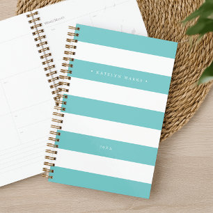Bande Turquoise et blanche personnalisée