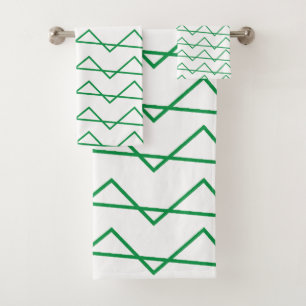Bande verte Chevron