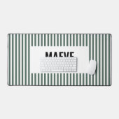 Bande verte et blanche personnalisée moderne éléga (Clavier et souris)