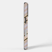 Bande verticale coque iphone jaune HAMbWG (Verso / Droite)
