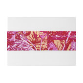 BANDEAU DE FAIRE-PART ABSTRACT DE CRAB (Dos exemple)