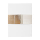 Bandeau De Faire-part Abstrait d'or | Mariage élégant (Dos Example)