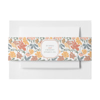 Abstrait Floral & Oiseaux Mi-siècle Mariage modern