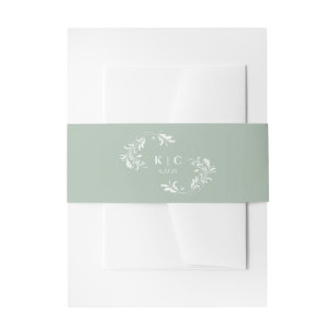 Bandeau De Faire-part Accueil Mariage Vert Sage Clair Accueil Mariage Él