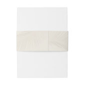 Bandeau De Faire-part Agence Palm Leaf Beach Tropical Branch (Dos Example)