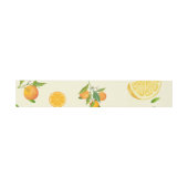 Bandeau De Faire-part Agrumes TROPICALES FRUITS D'ÉTÉ Citron orange tran (Plat)