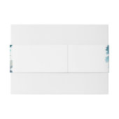 Bandeau De Faire-part Airy Blue et Turquoise Peony Rustic Mariage (Dos exemple)